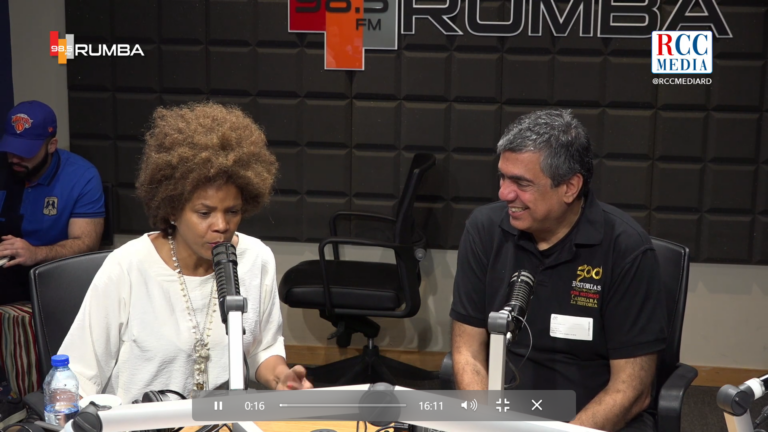 9 de noviembre de 2022 en Radio Rumba 98.5 F.M. República Dominicana con la periodista Marivell Contreras (1)